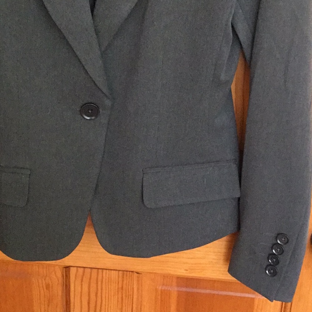 Nwot One Button Express Gray Blazer - image 2